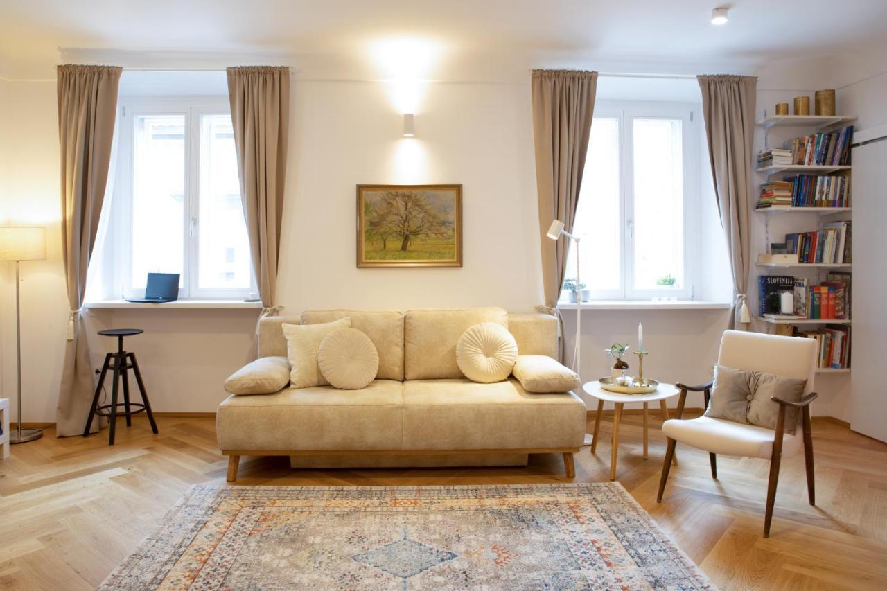 Stylish Apartment In Historical Center Ljubljana Bagian luar foto